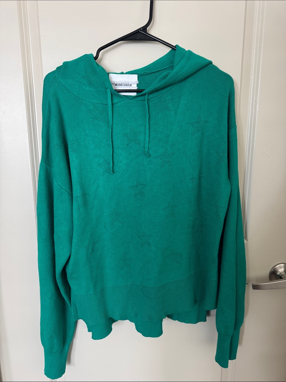 Brand Unique Teal Green Hooded Sweatshirt